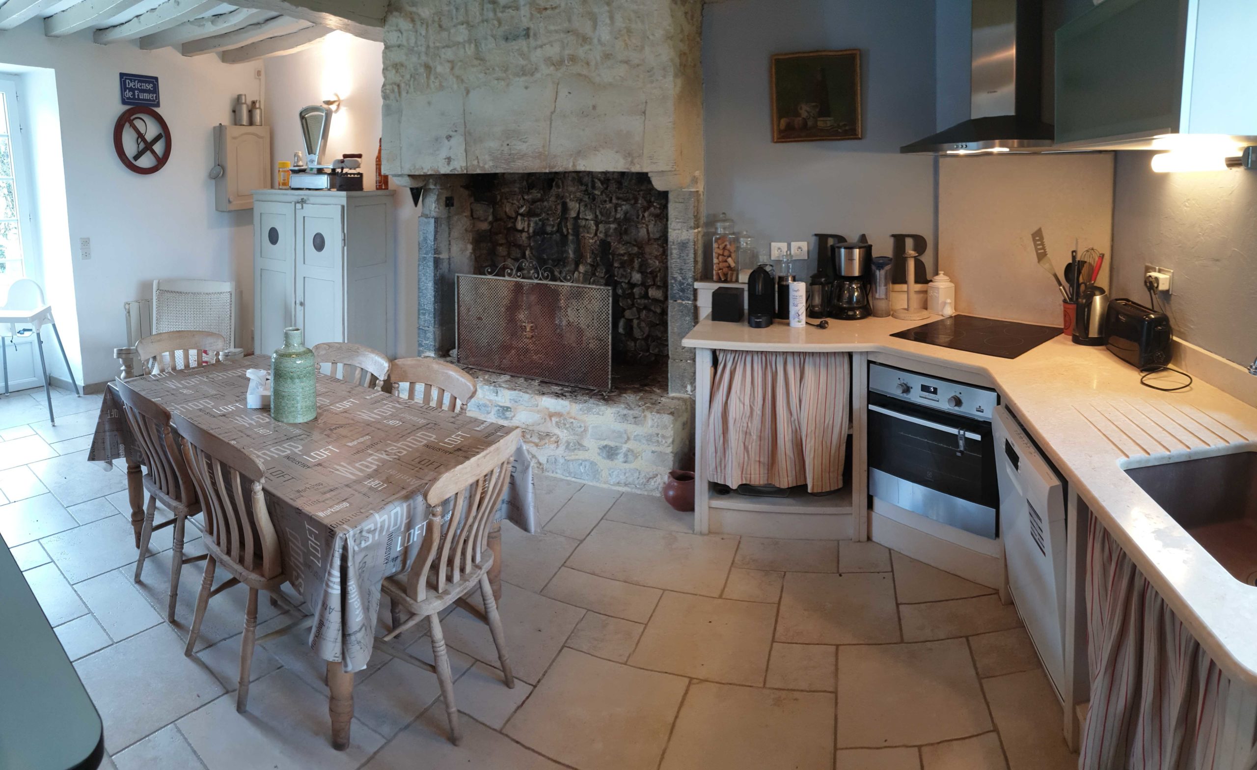 Gîte Cottage du Marais Kitchen