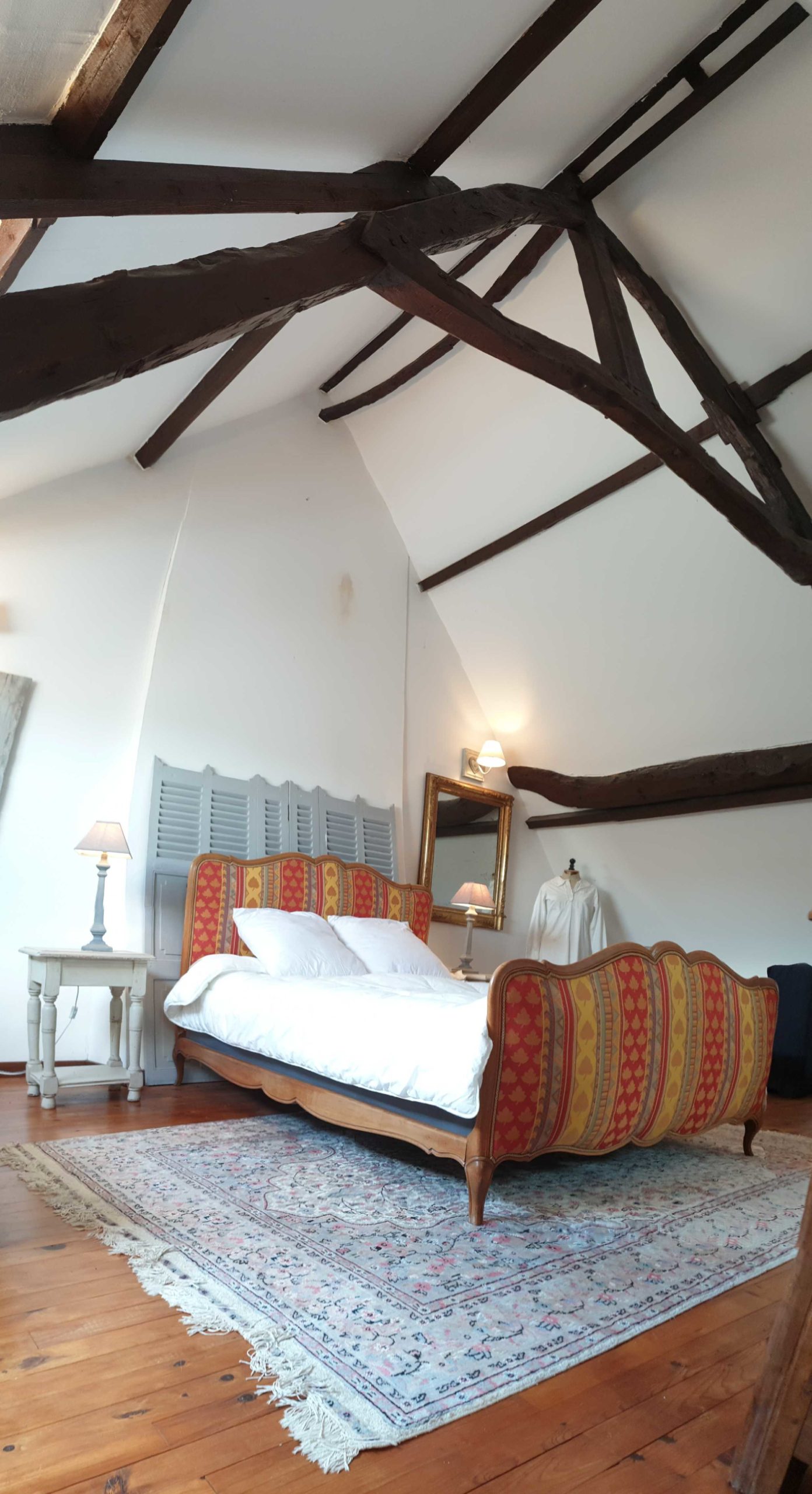 Gîte Cottage du Marais Large bedroom